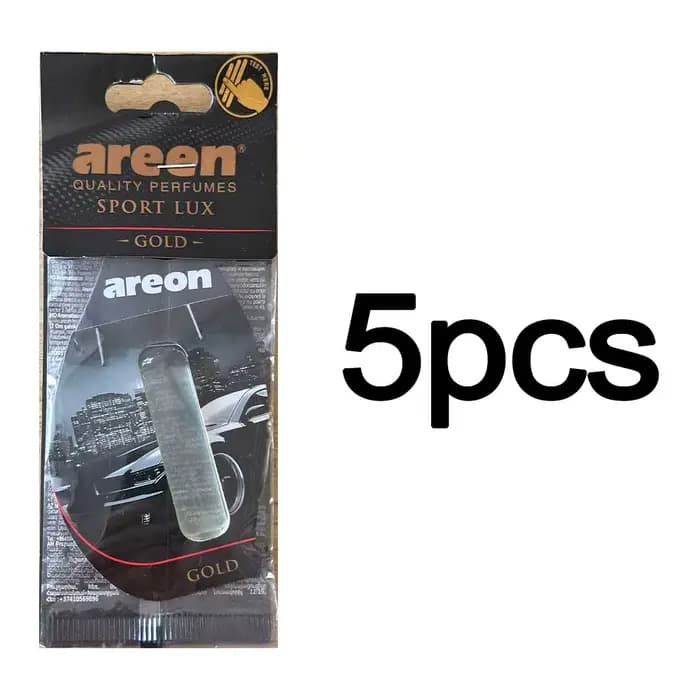 5/10/20pcs Golden Premium Gel Car Perfume - Décoration de voiture suspendue de luxe, parfum élégant