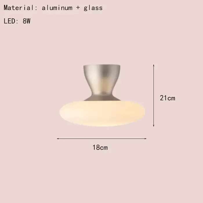 Plafonnier en verre au design moderne, luminaire décoratif d'intérieur, idéal pour un salon, une vér