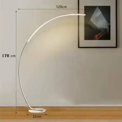Lampe LED autoportante RVB en forme d'arc, design nordique, luminaire décoratif d'intérieur, lumière