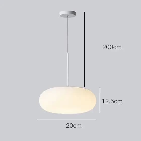 Lampe suspendue à grande boule d'îlot de cuisine, design nordique, luminaire décoratif de plafond, i