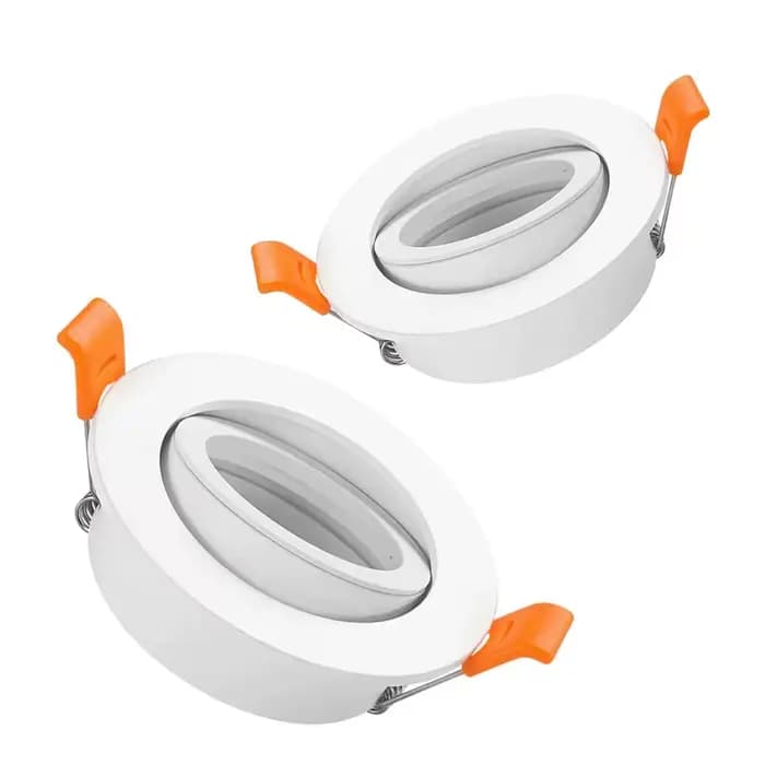 Downlight encastré moderne 2/4/6 pièces, Spot lumineux GU10 MR16 réglable, luminaire de plafond dire