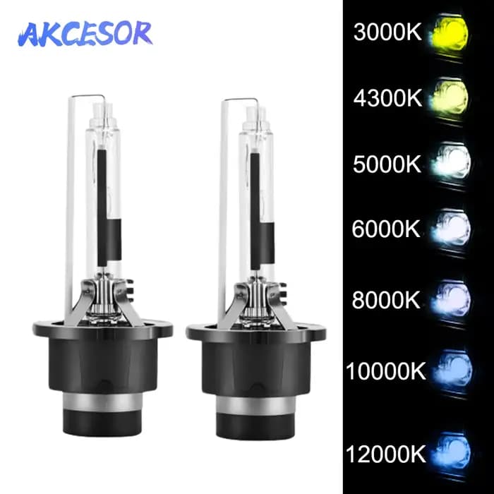 2 ampoules au xénon D2S D2R D4S D4R HID, Kit d'ampoules de phares de voiture, lampe automatique 4300
