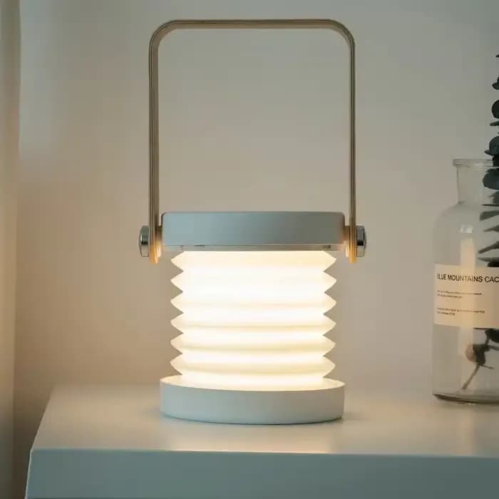 Veilleuse LED rechargeable portable avec lueur douce et soin des yeux, contrôle tactile, luminosité