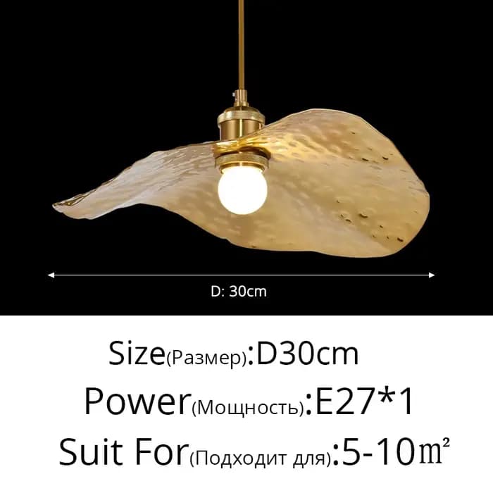 Lampe Suspendue en Laiton Martelé au Design Rétro de Luxe, Luminaire Décoratif d'Nik, Idéal pour une