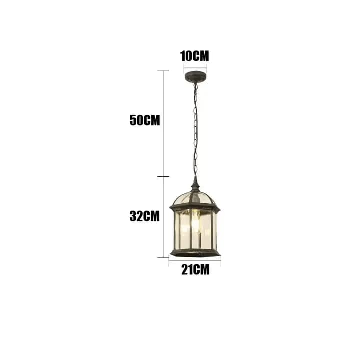 Lampe d'extérieur à suspension pour jardin, lanterne étanche, plafonniers pour couloir, couloir, all