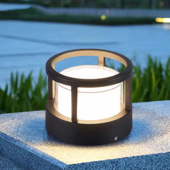 Lampadaire de Jardin Extérieur Thrisdar 7W 12W AC85V-265V pour Allée, Pelouse et Colonne – Éclairage Paysager