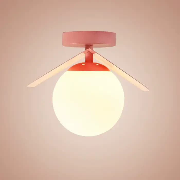 Applique murale en forme de boule de verre au design nordique moderne, Luminaire décoratif d'intérieur, idéal pour un Restaurant, un couloir, une chambre à coucher