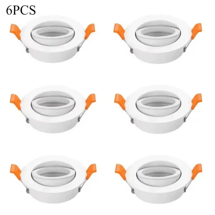 Downlight encastré moderne 2/4/6 pièces, Spot lumineux GU10 MR16 réglable, luminaire de plafond direct d'usine pour la décoration de la maison du salon