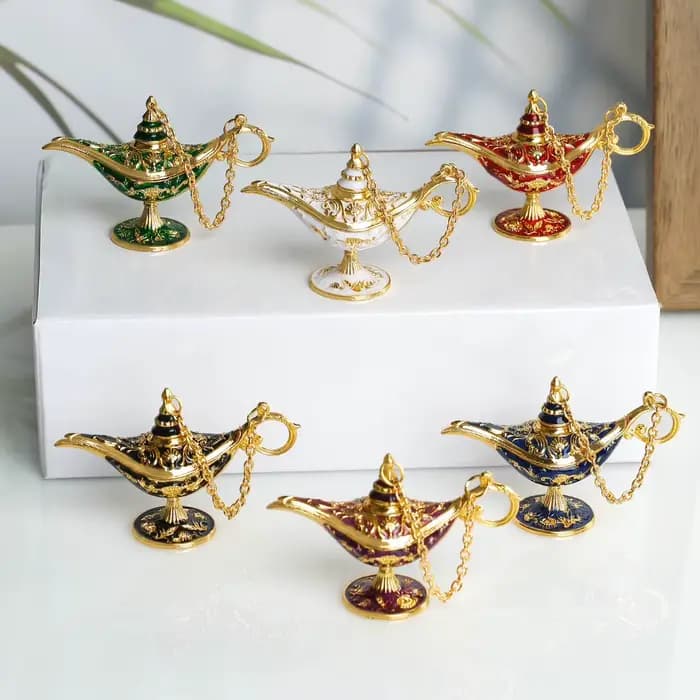 Lampe Aladdin, décoration artisanale de bureau, ornement pour salon, bureau, chambre à coucher, cadeau de fête