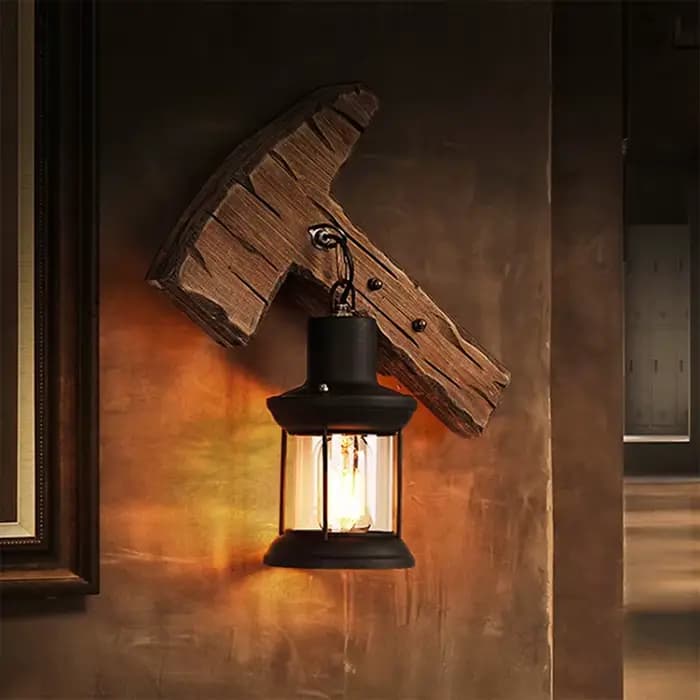 Applique murale en bois pour salon, appliques LED en bois, café, Bar, chambre à coucher, chevet, Style industriel, décoration de maison, luminaires muraux