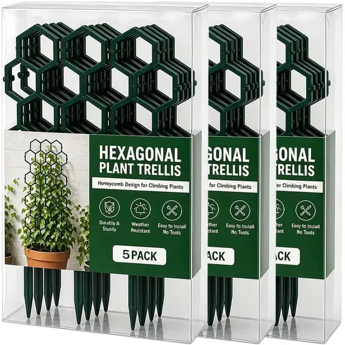 Support de plantes en nid d'abeille, treillis de jardin robuste et respirant, outil de jardinage pour la croissance des plantes