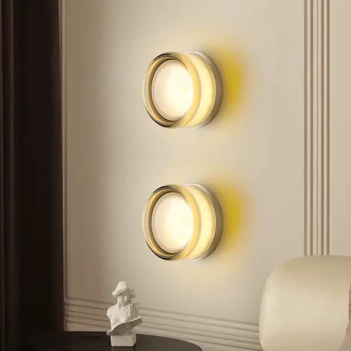 Applique murale LED nordique design petites appliques murales chevet chambre décor lumière salon hôtel allée fumée gris luminaire