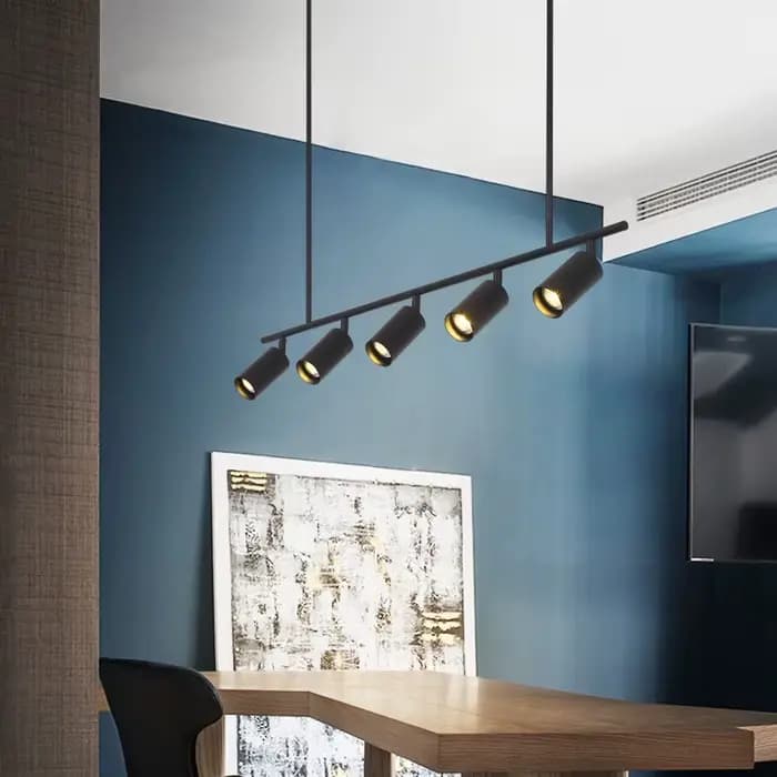 Plafonnier LED au design post-moderne, disponible en noir et en or, luminaire décoratif de plafond, idéal pour une cuisine, une salle à manger, une chambre à coucher, un bar ou un restaurant