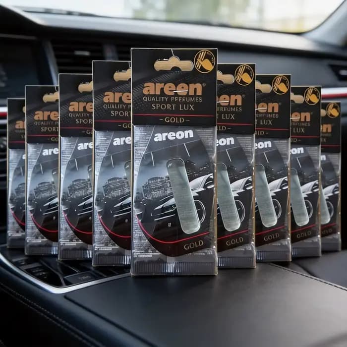 5/10/20pcs Golden Premium Gel Car Perfume - Décoration de voiture suspendue de luxe, parfum élégant et durable