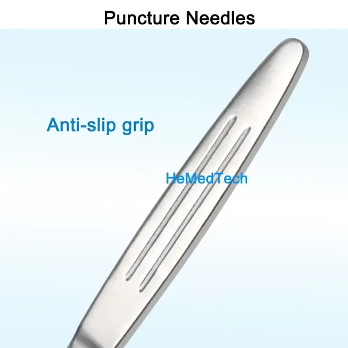 Aiguille de Suspension de Traction de crevaison en acier inoxydable, poignée antidérapante, outils cosmétiques en plastique