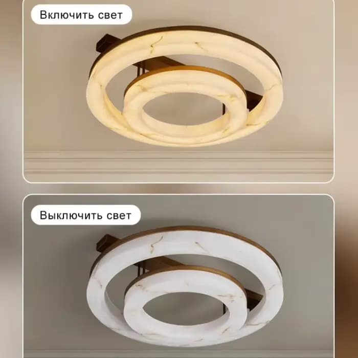 Plafonnier moderne en marbre artificiel pour chambre à coucher, salon, imitation marbre, éclairage LED pour plafond, décoration intérieure, éclairage intérieur