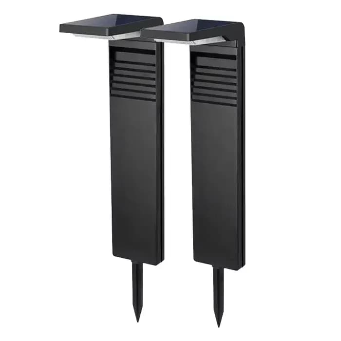 Lumières solaires imperméables extérieures de pelouse LED voie décoration lumière paysage borne solaire alimenté lumières de jardin pour cour passerelle
