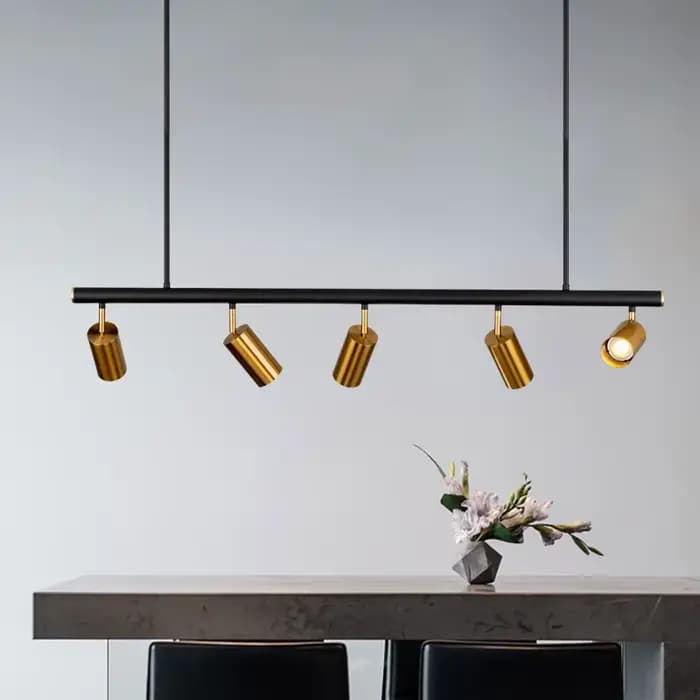 Plafonnier LED au design post-moderne, disponible en noir et en or, luminaire décoratif de plafond, idéal pour une cuisine, une salle à manger, une chambre à coucher, un bar ou un restaurant