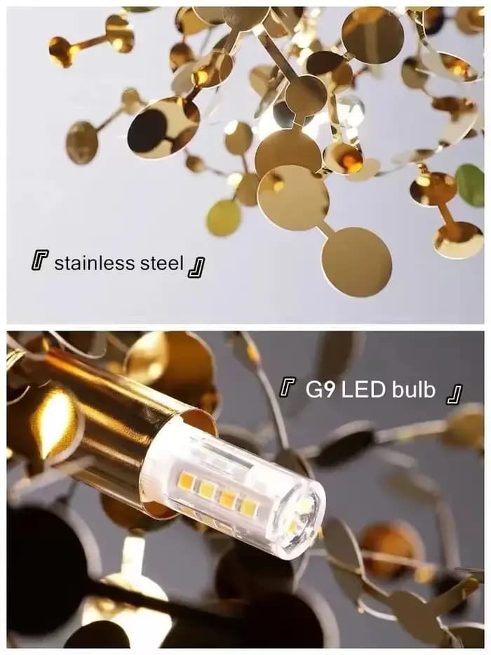 Lampes suspendues modernes en acier inoxydable pour plafond paillettes boutique Bar lampes suspendues Restaurant lustre de luxe décor de chambre Loft