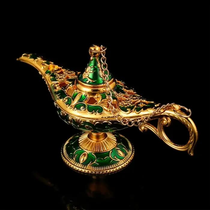Lampe Aladdin, ornement artisanal de bureau, idéal pour salon, salle d'étude, chambre à coucher, idée cadeau de vacances Unique
