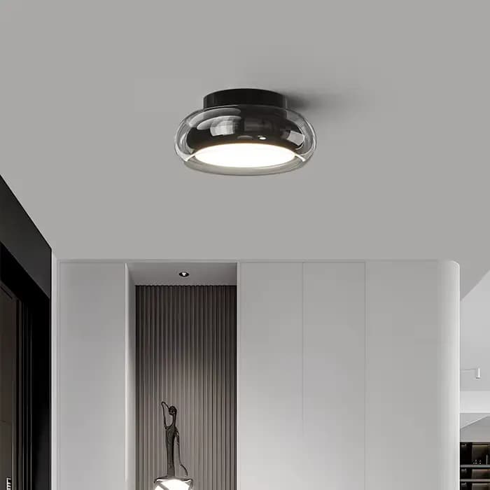 Plafonnier LED minimaliste de style italien, moderne, pour dressing, balcon, couloir, lampe de couloir, éclairage décoratif pour salon