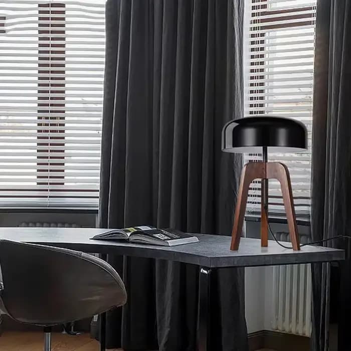 Lampadaire design japonais atmosphère classique Luminaria en bois hôtel chambre boutique ferme trépied lampadaire lampe de Table