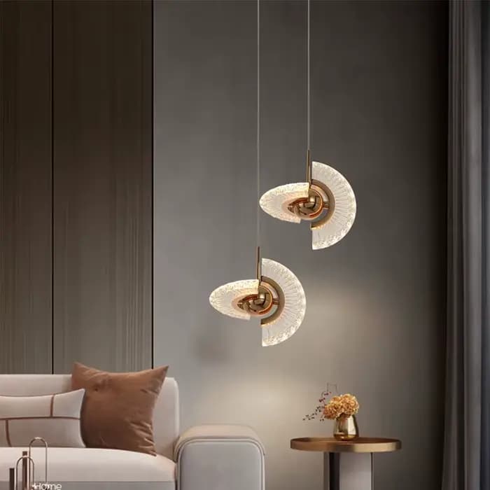 Lampe suspendue LED nordique, luminaire décoratif d'intérieur, idéal pour une table de chevet, un salon, une salle à manger, une cuisine, un balcon