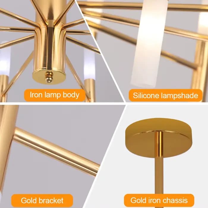 Plafonnier LED localité au Design Moderne, Luminaire Décoratif de Plafond, Idéal pour un Hôtel, un Salon ou un Hall d'Nik