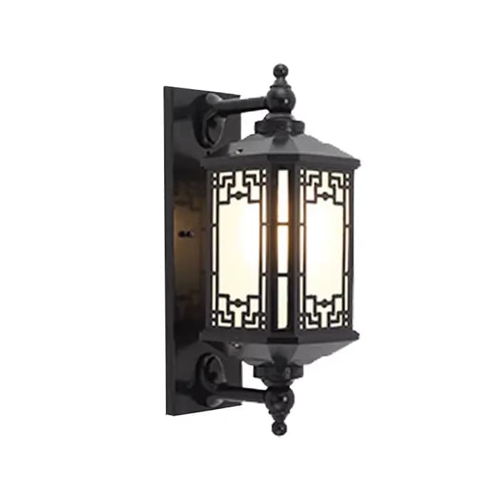 Lampe murale extérieure super lumineuse et étanche pour villa, terrasse, couloir, entrée, cour, éclairage moderne, montage mural extérieur