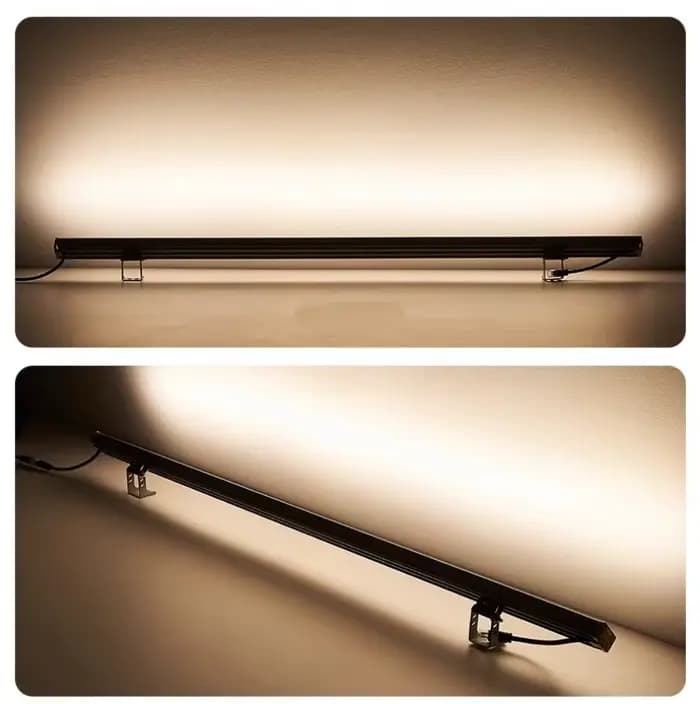 LED mur rondelle paysage lumière DC24V lumières extérieures mur linéaire lampe projecteur 100 cm wallwasher Led IP65 étanche extérieur
