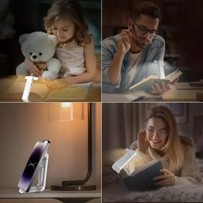 Lampe de lecture, lampe de livre rechargeable par USB pour lire la nuit au lit, lampe de marque-page portable à clipser LED pour lire au lit