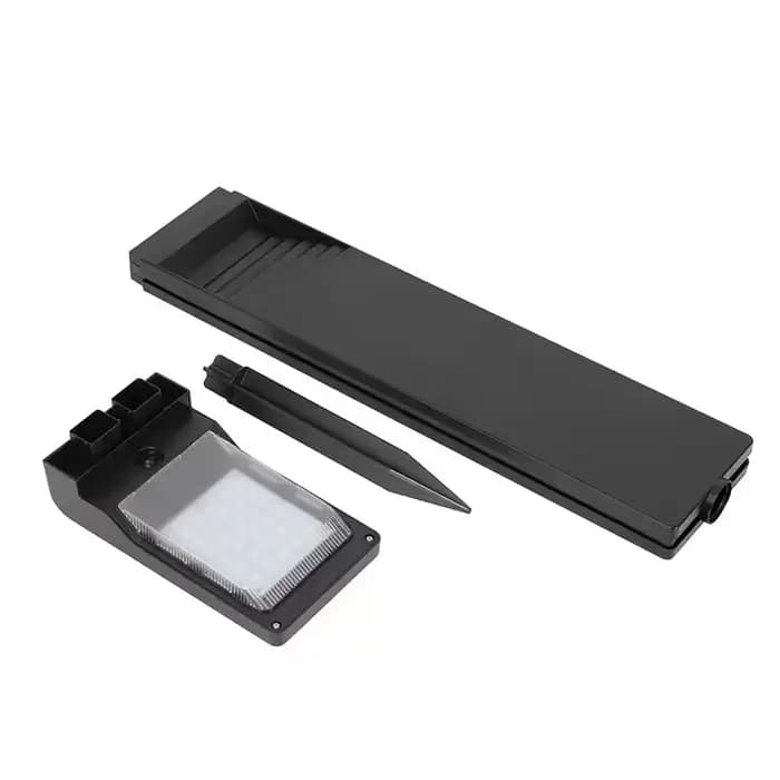 Lumières solaires imperméables extérieures de pelouse LED voie décoration lumière paysage borne solaire alimenté lumières de jardin pour cour passerelle