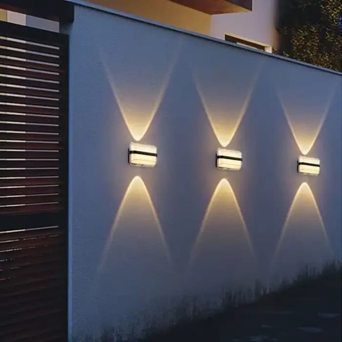 Lampe murale extérieure étanche IP65, circulaire, pour intérieur, balcon, couloir, allée, cour, éclairage extérieur moderne