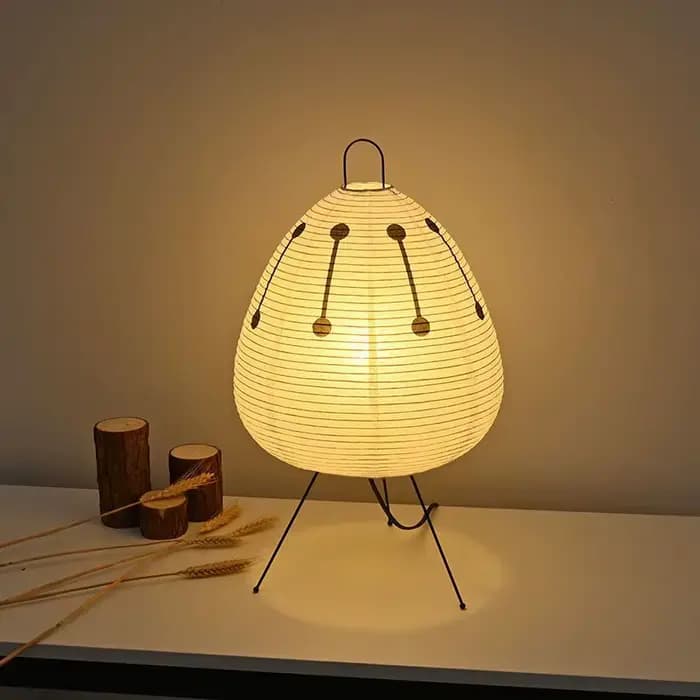 LED lampe de Table moderne minimaliste main berceau Xuan papier pour salon étude chambre hôtel intérieur Art créatif décor Luminaire