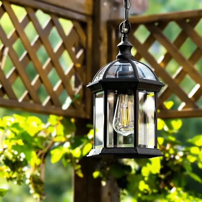 Lampe d'extérieur à suspension pour jardin, lanterne étanche, plafonniers pour couloir, couloir, allée, cour, balcon
