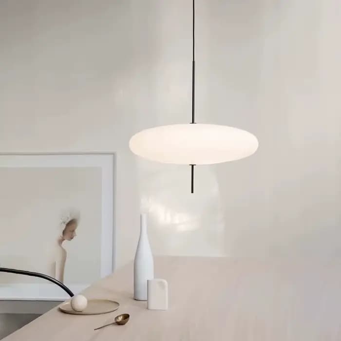 Lampe LED suspendue au design nordique, soucoupe volante, pour chambre à coucher, salon, Bar, café, bureau, intérieur, luminaire décoratif d'intérieur Simple pour la maison
