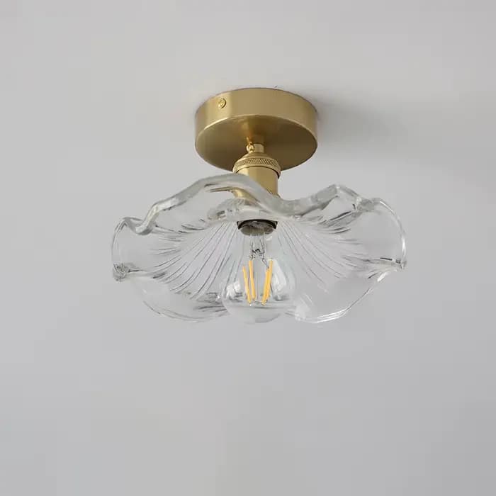 Annie LePG Plafonniers Nordic LED, Lampe de restaurant simple, Lumière de porche, Abat-jour en verre, Foyer, délégations, Couloir