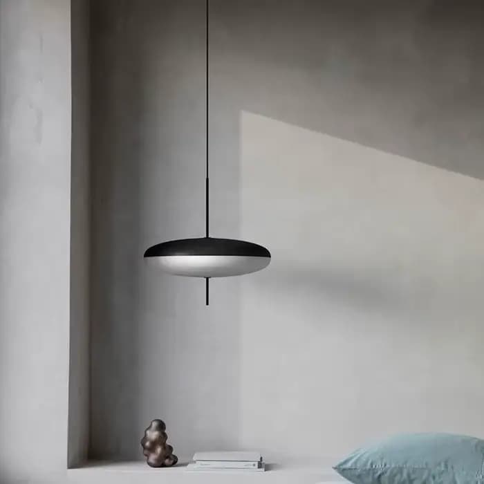 Lampe LED suspendue au design nordique, soucoupe volante, pour chambre à coucher, salon, Bar, café, bureau, intérieur, luminaire décoratif d'intérieur Simple pour la maison