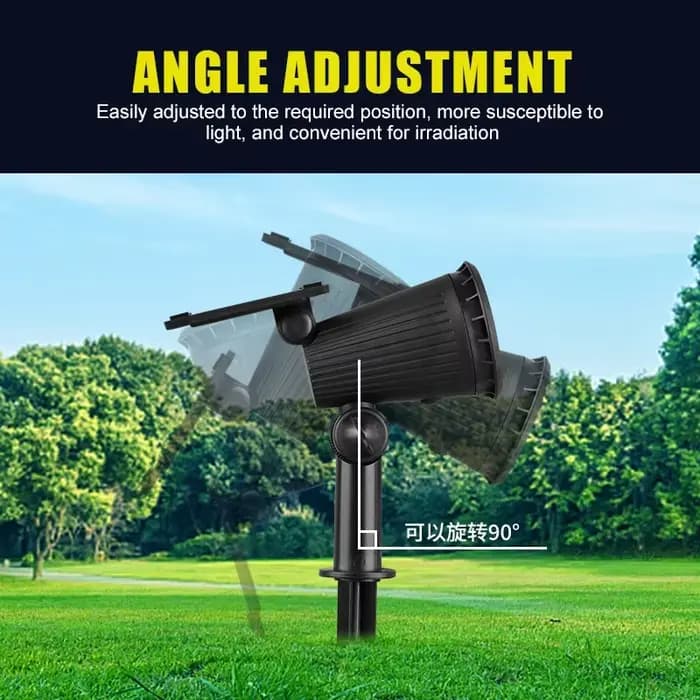 Lumières solaires de paysage 9LED, projecteur mural encastré réglable, étanche IP65, éclairage extérieur pour jardin, cour, allée, 1-4 pièces