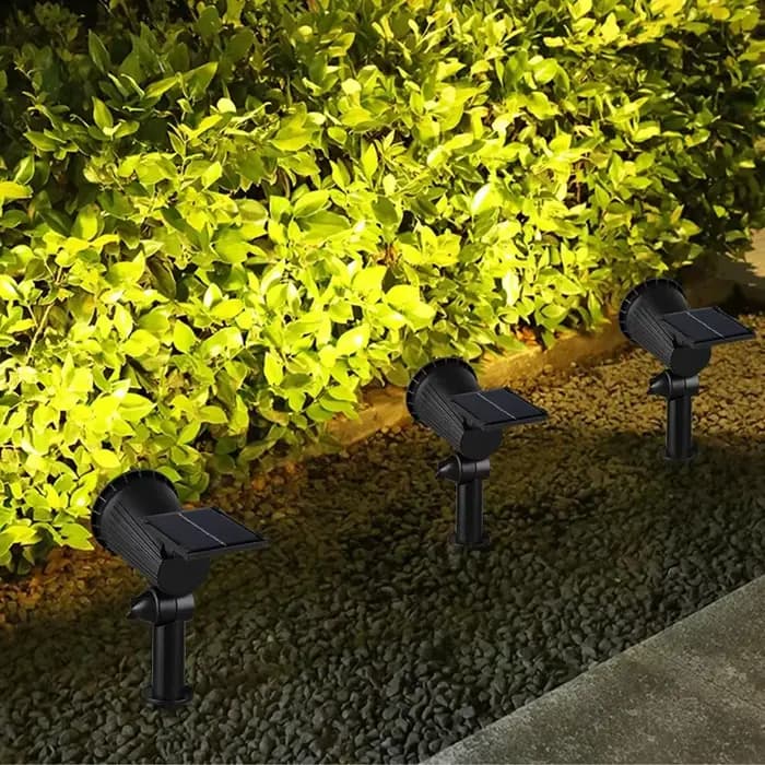 Lumières solaires de paysage 9LED, projecteur mural encastré réglable, étanche IP65, éclairage extérieur pour jardin, cour, allée, 1-4 pièces