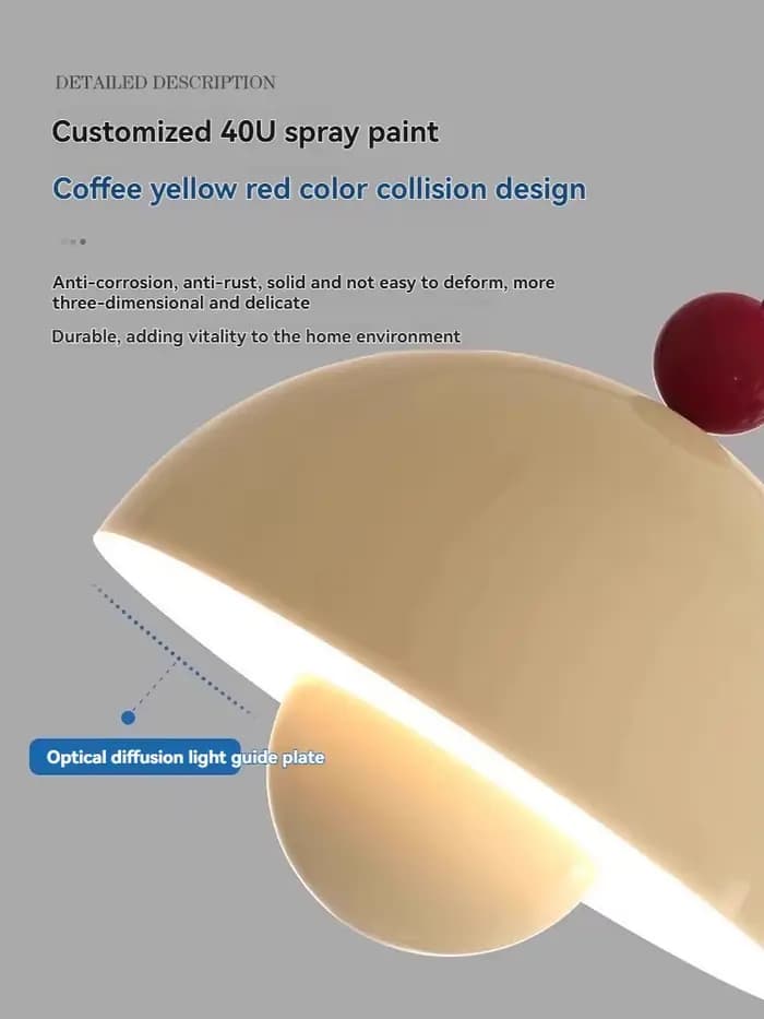 Style français pendentif LED lumière longue bande projecteur décoration de la maison salon chambre salle à manger cuisine luminaires