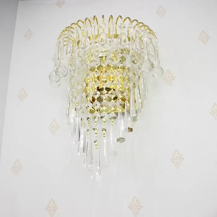 Applique murale classique en cristal 110v 220v 12v 24v, pièces de lunettes, lampe décorative Vintage en cristal, Luminaria d'art pour la maison