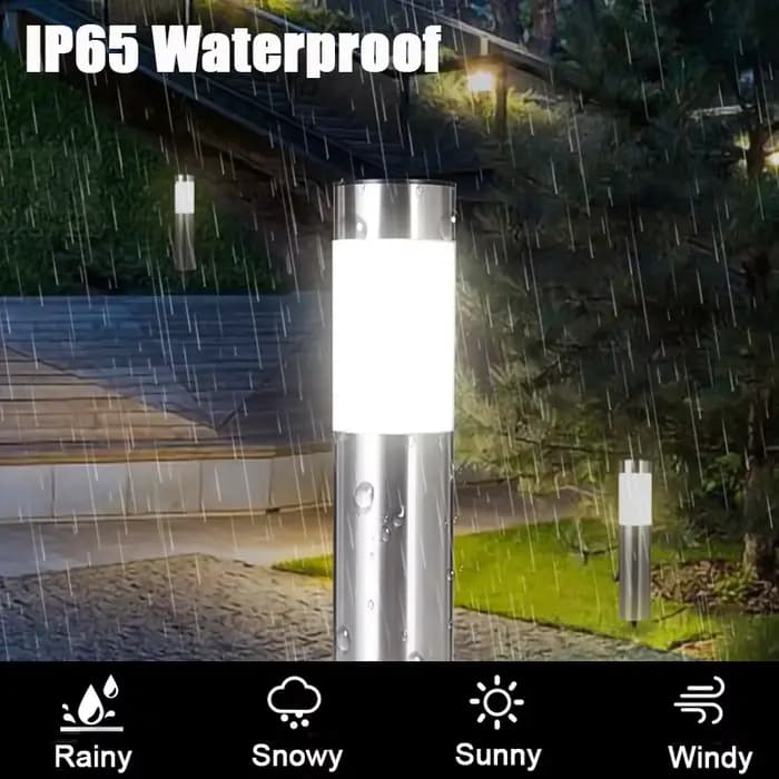 Le voie solaire de jardin allume l'éclairage extérieur de LED prise de terre borne lumineuse pour les cour de pelouse de voie de jardin de Patio