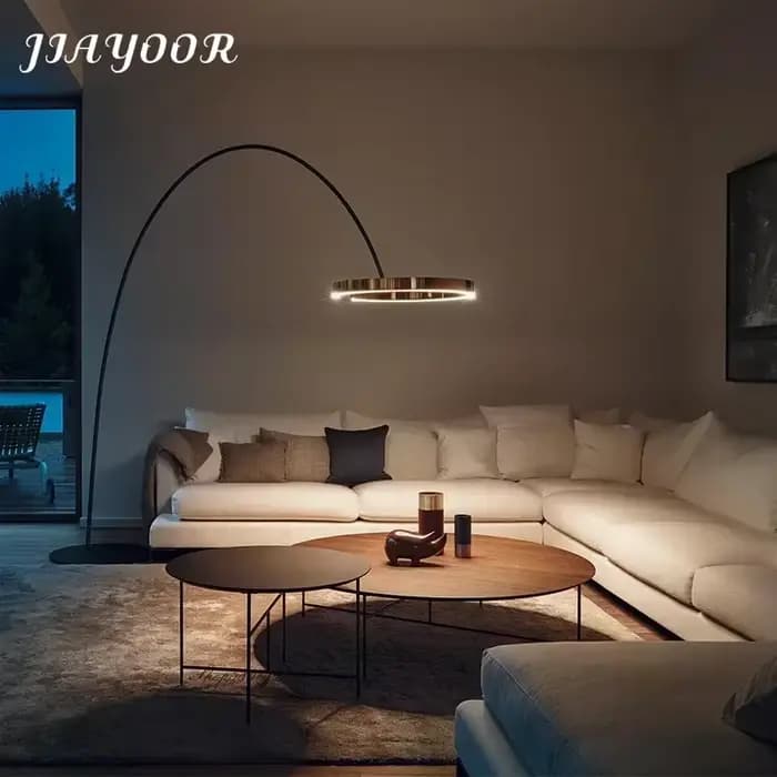 Lampadaire de pêche de luxe italien LED lumière sur pied pour salon canapé chambre étude Art moderne atmosphère lumière décorative