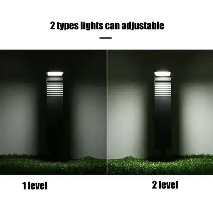 Lumières solaires imperméables extérieures de pelouse LED voie décoration lumière paysage borne solaire alimenté lumières de jardin pour cour passerelle