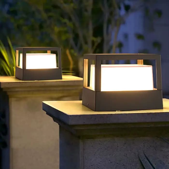 Lampadaire de Jardin Extérieur Thrisdar 7W 12W AC85V-265V pour Allée, Pelouse et Colonne – Éclairage Paysager