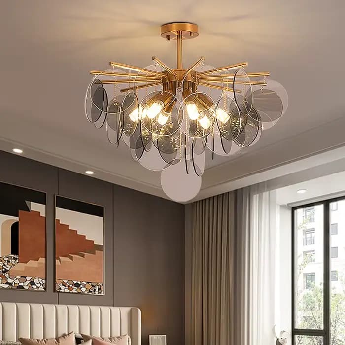 Nimbus cascade lustre moderne verre plafond lustre Art décor E14 suspension lampe décor à la maison salon suspension lumière