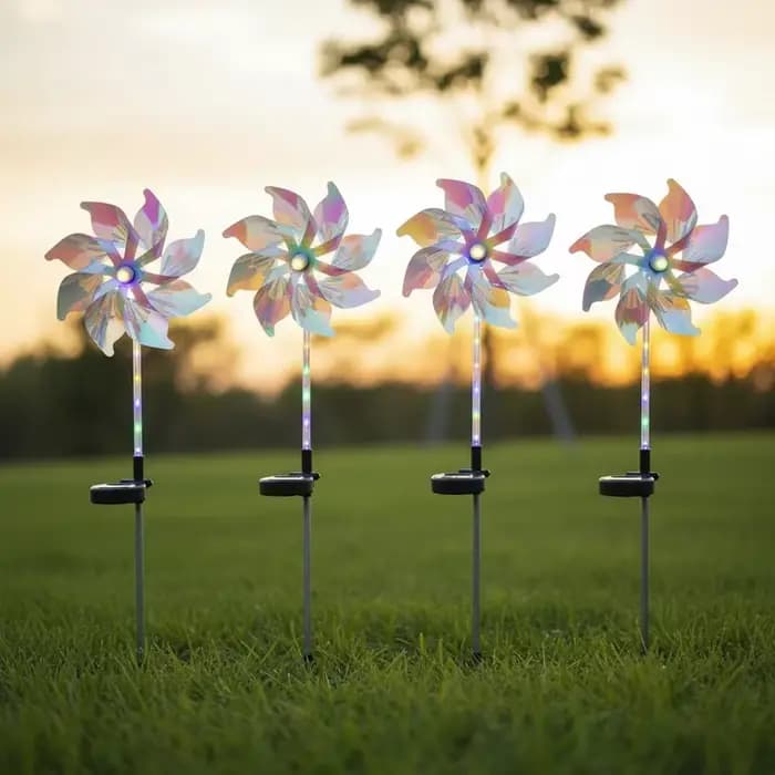 Lampe solaire en forme de pissenlit pour l'extérieur, idéale pour la décoration de jardin, de cour, de patio et de paysage