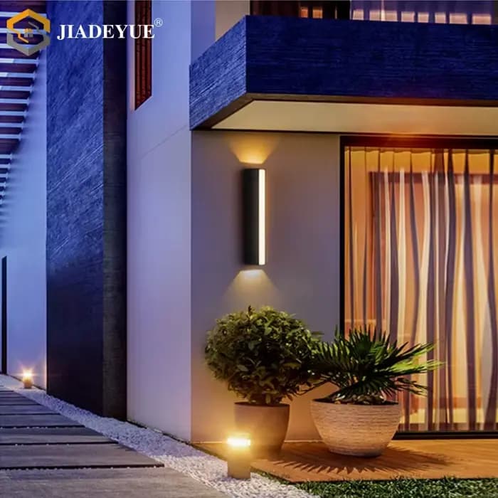 LED applique murale extérieure IP65 étanche jardin lumière escaliers allée couloir Villa jardin mur extérieur trois voies lumineux projecteur