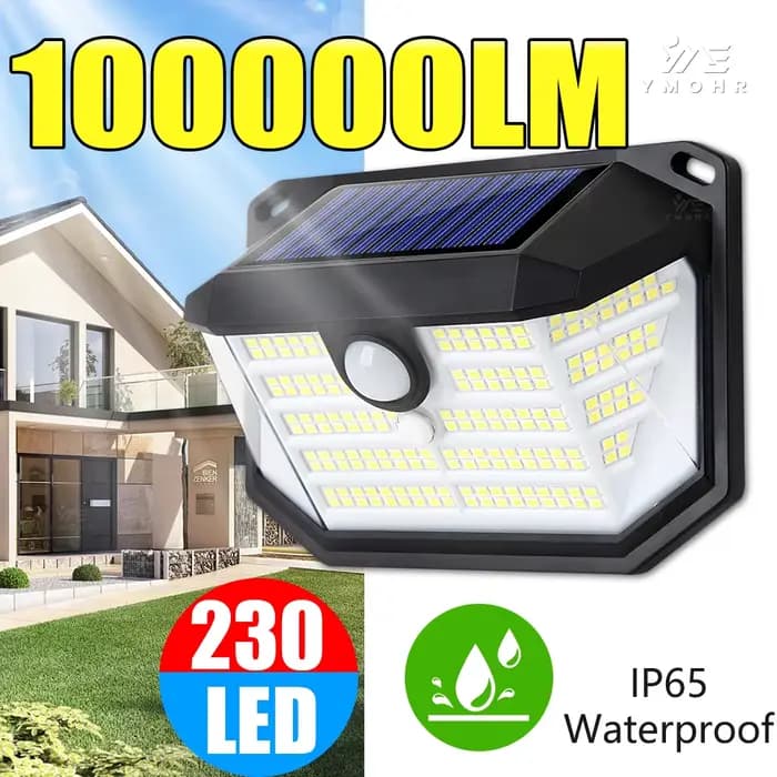 2026 nouvelle LED lumière solaire extérieure décoration de jardin applique murale avec 4 modes capteur de mouvement lumière solaire IP65 étanche pour porte de cour